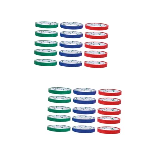 JECOMPRIS 2 Sätze Siegelmaschinenband Beutelverschließer Verpackung Verschlussband Für Beutel Klebeband Zum Zubinden Der Tasche Farbige Bindebeutel Das Haustier 15 Rollen * 2 JECOMPRIS 2 Sätze Siegelmaschinenband Beutelverschließer Verpackung Verschlussband Für Beutel Klebeband Zum Zubinden Der Tasche Farbige Bindebeutel Das Haustier 15 Rollen * 2 von JECOMPRIS