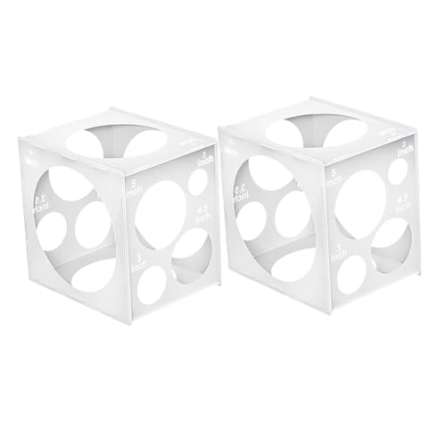JECOMPRIS 2 Stück Ballonmessbox Ballonsäule Ballontaschen Für Den Transport Extra Großer Elektronischer Messlöffel Ballonboxen Ballonfüllmaschine Ballonboxen Pvc Weiß JECOMPRIS 2 Stück Ballonmessbox Ballonsäule Ballontaschen Für Den Transport Extra Großer Elektronischer Messlöffel Ballonboxen Ballonfüllmaschine Ballonboxen Pvc Weiß von JECOMPRIS