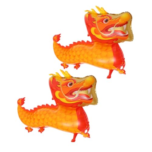 JECOMPRIS 2 Stück Fröhliche Chinesische Neujahrs drachen luftballons Farbenfrohe Partydekoration Langlebige Folienballons für Frühlingsfest feiern Wiederverwendbare Festtagsdeko JECOMPRIS 2 Stück Fröhliche Chinesische Neujahrs drachen luftballons Farbenfrohe Partydekoration Langlebige Folienballons für Frühlingsfest feiern Wiederverwendbare Festtagsdeko von JECOMPRIS