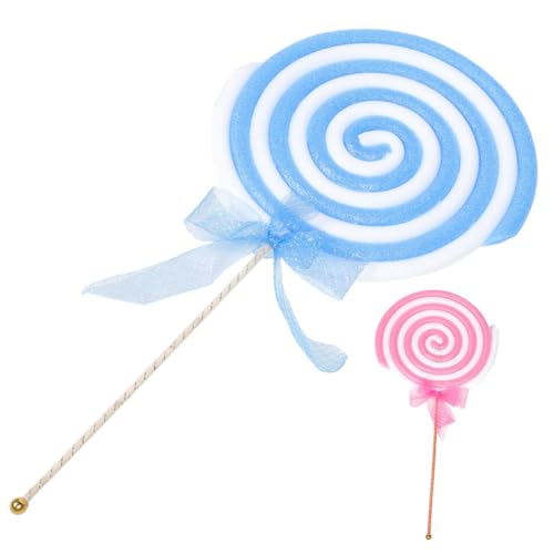 JECOMPRIS 2 Stück Große Lutscher Requisiten Realistische Fake Lollipops für Fotografie und Partydekoration Blau Rot für Geburtstagsfeiern und Hawaiianische Themen Events JECOMPRIS 2 Stück Große Lutscher Requisiten Realistische Fake Lollipops für Fotografie und Partydekoration Blau Rot für Geburtstagsfeiern und Hawaiianische Themen Events von JECOMPRIS