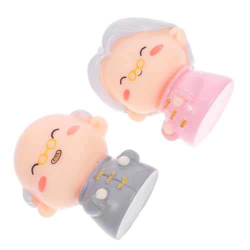 JECOMPRIS 2 Stück Miniatur Ältere Figuren Langlebige Harz Deko Romantische Tortendeko für Hochzeit Jahrestag Geburtstag Oma Opa Figuren als und Kuchenschmuck JECOMPRIS 2 Stück Miniatur Ältere Figuren Langlebige Harz Deko Romantische Tortendeko für Hochzeit Jahrestag Geburtstag Oma Opa Figuren als und Kuchenschmuck von JECOMPRIS