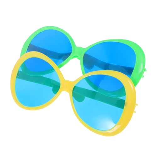 JECOMPRIS 2 Stück Summer Beach Party Brille große lustige Hawaii Party Brille Partydekorationen im hawaiianischen Stil Brillen am Strandpool lustige brille Plastik JECOMPRIS 2 Stück Summer Beach Party Brille große lustige Hawaii Party Brille Partydekorationen im hawaiianischen Stil Brillen am Strandpool lustige brille Plastik von JECOMPRIS