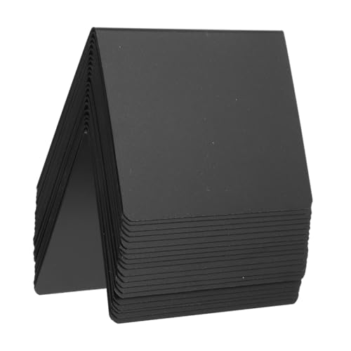 JECOMPRIS 20 Stück Kleines Tafel-Tischschild Tischschilder Tafelzeichen dünne Buchstützen Mini-Tafelschilder Konferenztafel kleine Zeichen kleine Tafelschilder PVC Black JECOMPRIS 20 Stück Kleines Tafel-Tischschild Tischschilder Tafelzeichen dünne Buchstützen Mini-Tafelschilder Konferenztafel kleine Zeichen kleine Tafelschilder PVC Black von JECOMPRIS