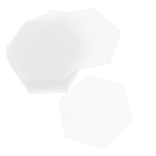 JECOMPRIS 20 Stück Teiliges Transparentes Aufsteller Blanko Tischkarten für Hochzeit Party Restaurant Abwischbar Robuste Schilder mit Abgerundeten Kanten Vielseitig Einsetzbar und Leicht zu von JECOMPRIS