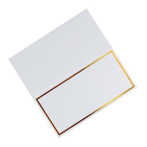 JECOMPRIS 20 Stück Tischkarten Platzkarten aus Hochwertigem Papier mit Stereoskopischem Design und Goldener Heißfolienprägung Namenskarten für Hochzeit Party Restaurant Hotel Moderne JECOMPRIS 20 Stück Tischkarten Platzkarten aus Hochwertigem Papier mit Stereoskopischem Design und Goldener Heißfolienprägung Namenskarten für Hochzeit Party Restaurant Hotel Moderne von JECOMPRIS