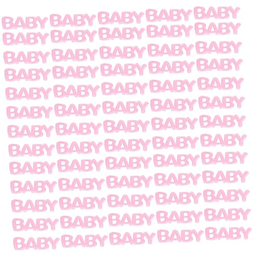 JECOMPRIS 200 Stück Taufe Stoffaufkleber streuen Fest Gänseblümchen erste Mini Tischkonfetti für die Babyparty party dekoratives konfetti -Dekorationen buntes konfetti Plastik Rosa JECOMPRIS 200 Stück Taufe Stoffaufkleber streuen Fest Gänseblümchen erste Mini Tischkonfetti für die Babyparty party dekoratives konfetti -Dekorationen buntes konfetti Plastik Rosa von JECOMPRIS