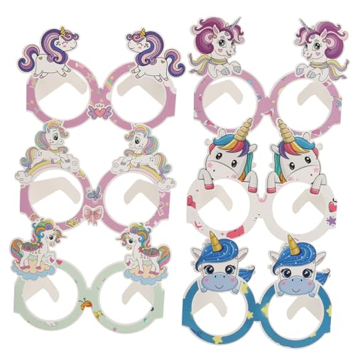 JECOMPRIS 24 Paare Teiliges Einhorn Partybrillen aus Stabilem Papier Bunte Geburtstagsdeko für Erwachsene Leichtes Bequemes Tragen für Geburtstagsfeiern Hochzeiten Weihnachts und JECOMPRIS 24 Paare Teiliges Einhorn Partybrillen aus Stabilem Papier Bunte Geburtstagsdeko für Erwachsene Leichtes Bequemes Tragen für Geburtstagsfeiern Hochzeiten Weihnachts und von JECOMPRIS