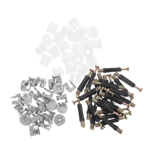 JECOMPRIS 24 Sätze Möbelverbinder Möbelbeschläge Möbelbefestigungsschrauben Nockenschrauben Befestigungselement Ersatz Metall Teile Für Die Möbelmontage Bausatz Fix Fit Eisen JECOMPRIS 24 Sätze Möbelverbinder Möbelbeschläge Möbelbefestigungsschrauben Nockenschrauben Befestigungselement Ersatz Metall Teile Für Die Möbelmontage Bausatz Fix Fit Eisen von JECOMPRIS
