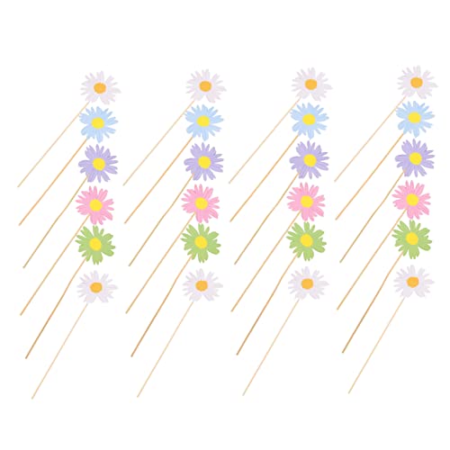 JECOMPRIS 24 Stück Blumen Cake Topper für Cupcakes Dekoration für Sommerpartys Geburtstagsfeiern und Hochzeiten für Desserts und Festlichkeiten Lebendige für Einladende Tischdekoration JECOMPRIS 24 Stück Blumen Cake Topper für Cupcakes Dekoration für Sommerpartys Geburtstagsfeiern und Hochzeiten für Desserts und Festlichkeiten Lebendige für Einladende Tischdekoration von JECOMPRIS