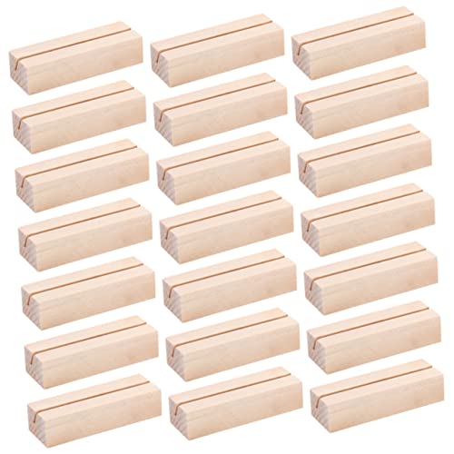 JECOMPRIS 24 Stück Holz Platzkartenhalter Tischkartenständer für Hochzeiten Partys und Buffets Multifunktionale Kartenhalter für Tischdeko und Menüs JECOMPRIS 24 Stück Holz Platzkartenhalter Tischkartenständer für Hochzeiten Partys und Buffets Multifunktionale Kartenhalter für Tischdeko und Menüs von JECOMPRIS