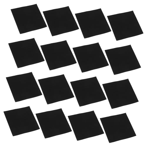 JECOMPRIS 25 Stück Staubfreie Servietten Objektivreinigungstücher Hygienetücher Tücher Für Die Reinigung Während Der Fastenzeit Linsenreinigungstücher Babytücher Black Papier von JECOMPRIS