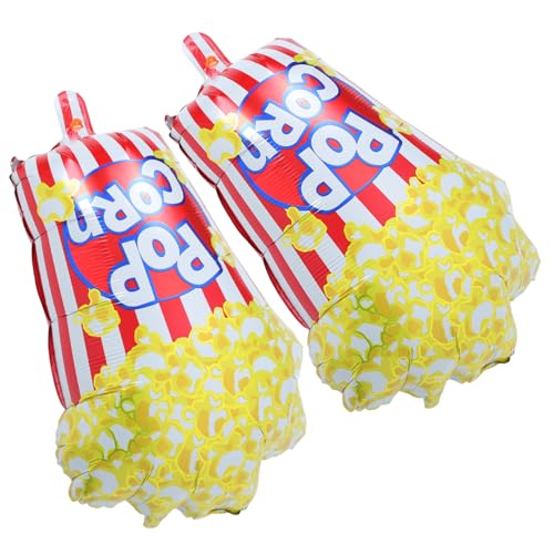 JECOMPRIS 2Stücke Popcorn Folienballons Lustige Party Dekoration für Filmabend Geburtstagsfeier und Babyparty und Kulisse für Unvergessliche JECOMPRIS 2Stücke Popcorn Folienballons Lustige Party Dekoration für Filmabend Geburtstagsfeier und Babyparty und Kulisse für Unvergessliche von JECOMPRIS