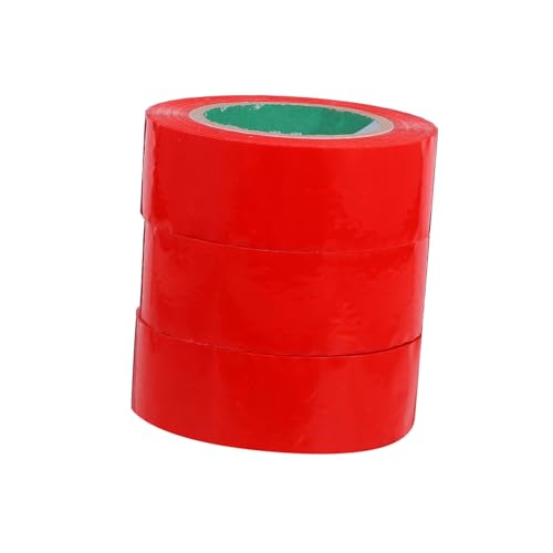 JECOMPRIS 3 Rollen Dichtungsband Verpackungsband für den Versand Hochleistungs-Verpackungsband Hochleistungsklebeband zum Verpacken Paketklebeband strapazierfähig bopp rot JECOMPRIS 3 Rollen Dichtungsband Verpackungsband für den Versand Hochleistungs-Verpackungsband Hochleistungsklebeband zum Verpacken Paketklebeband strapazierfähig bopp rot von JECOMPRIS
