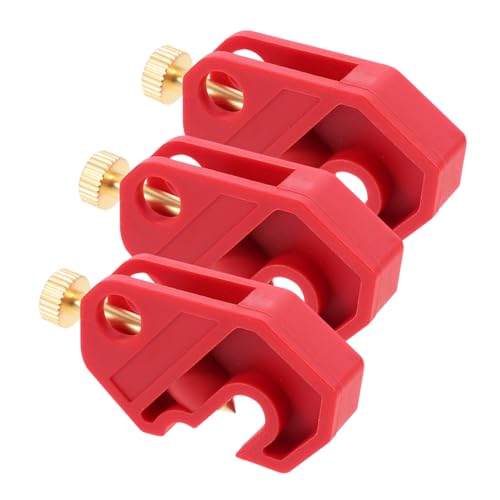 JECOMPRIS 3 Stück Industrieschaltersperre Breaker-Sicherheitsschnalle Unterbrecher-Sicherheitsschloss Unterbrechersperre -Schnalle kleiner Sicherungsstift Breaker-Zubehör Plastik rot JECOMPRIS 3 Stück Industrieschaltersperre Breaker-Sicherheitsschnalle Unterbrecher-Sicherheitsschloss Unterbrechersperre -Schnalle kleiner Sicherungsstift Breaker-Zubehör Plastik rot von JECOMPRIS