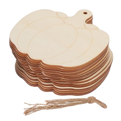 JECOMPRIS 30 Stück Teiliges Holz Kürbis zum Bemalen DIY Holzanhänger aus Weißem Langlebige Halloween Leichte Baumscheiben für Kreative und Partydekoration JECOMPRIS 30 Stück Teiliges Holz Kürbis zum Bemalen DIY Holzanhänger aus Weißem Langlebige Halloween Leichte Baumscheiben für Kreative und Partydekoration von JECOMPRIS