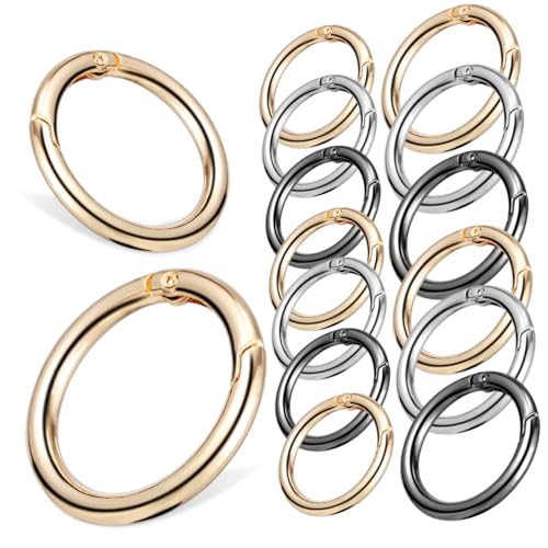 JECOMPRIS 30 Stück Teiliges Runde Metall snap clip haken Rostfrei Vielseitig für Schlüsselanhänger Handtaschenriemen Hundehalsbänder und DIY Bastelprojekte Stabile Federverriegelung JECOMPRIS 30 Stück Teiliges Runde Metall snap clip haken Rostfrei Vielseitig für Schlüsselanhänger Handtaschenriemen Hundehalsbänder und DIY Bastelprojekte Stabile Federverriegelung von JECOMPRIS