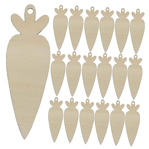 JECOMPRIS 30 Stück Unvollendete Holzscheiben für Ostern Diy Karotten Holzplättchen zur Dekoration von Feiertagsfeiern für Bastelprojekte und Kreative JECOMPRIS 30 Stück Unvollendete Holzscheiben für Ostern Diy Karotten Holzplättchen zur Dekoration von Feiertagsfeiern für Bastelprojekte und Kreative von JECOMPRIS