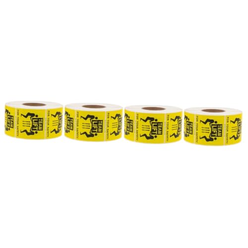 JECOMPRIS 4 Rollen Schweres Warnlabel Ziehen Um Schlüsselanhänger Mit Etiketten Team-lift-etikett Für Schwere Pakete Team-lift-label Vorsicht Schweres Etikett Aufkleber JECOMPRIS 4 Rollen Schweres Warnlabel Ziehen Um Schlüsselanhänger Mit Etiketten Team-lift-etikett Für Schwere Pakete Team-lift-label Vorsicht Schweres Etikett Aufkleber von JECOMPRIS