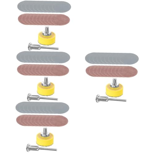 JECOMPRIS 4 Sets Schleifpads Aus Poliertem Und Mattiertem Papier Für Multifunktionswerkzeuge Schleifscheiben Schleifpapier Zum Polieren Von Felgen Bohrwerkzeuge Schleifpad Für Die von JECOMPRIS