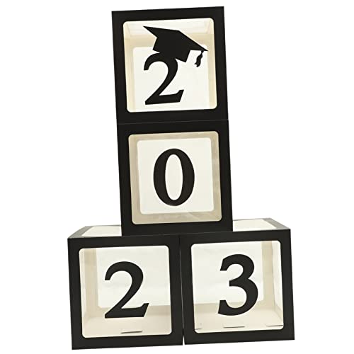 JECOMPRIS 4 Stück Abschlussfeier Dekorationsboxen für Luftballons Fotorequisiten für Graduation Party Leichtes Papiermaterial für Kreative Anlässe und Kinderfreundlich JECOMPRIS 4 Stück Abschlussfeier Dekorationsboxen für Luftballons Fotorequisiten für Graduation Party Leichtes Papiermaterial für Kreative Anlässe und Kinderfreundlich von JECOMPRIS
