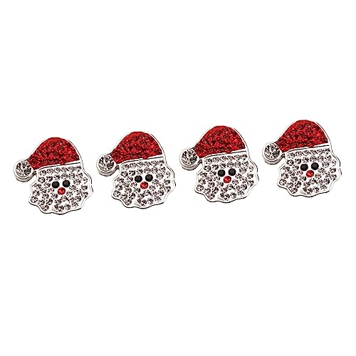 JECOMPRIS 4 Stück Weihnachts Diamantknöpfe Handgemachte Schmuckaccessoires für Diy Weihnachtsdekoration und Baumschmuck Funkelnde Knöpfe für Festliche Kreationen JECOMPRIS 4 Stück Weihnachts Diamantknöpfe Handgemachte Schmuckaccessoires für Diy Weihnachtsdekoration und Baumschmuck Funkelnde Knöpfe für Festliche Kreationen von JECOMPRIS