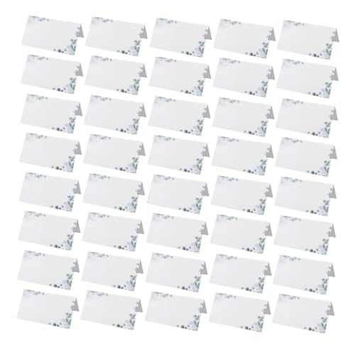 JECOMPRIS 40 Stück Hochzeitsplatzkarten Faltbare Namenskarten für Tischdeko Einladungen Buffet Beschriftungen für Hochzeiten Geburtstagsfeiern Anlässe JECOMPRIS 40 Stück Hochzeitsplatzkarten Faltbare Namenskarten für Tischdeko Einladungen Buffet Beschriftungen für Hochzeiten Geburtstagsfeiern Anlässe von JECOMPRIS
