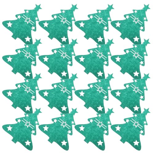 JECOMPRIS 48-teiliger Weihnachtsgeschirrhalter: Grünes Weihnachtsutensilienhalter-Set aus Filz – Gabelschneider, Löffelbeutel in Weihnachtsbaumform für das Feiertagsbankett JECOMPRIS 48-teiliger Weihnachtsgeschirrhalter: Grünes Weihnachtsutensilienhalter-Set aus Filz – Gabelschneider, Löffelbeutel in Weihnachtsbaumform für das Feiertagsbankett von JECOMPRIS