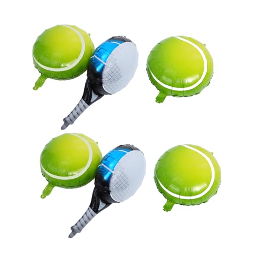 JECOMPRIS 4Stücke Grüne Luftballons Teiliges mit Luftballons und Tennisschläger Folienballons für Sport Party Dekoration JECOMPRIS 4Stücke Grüne Luftballons Teiliges mit Luftballons und Tennisschläger Folienballons für Sport Party Dekoration von JECOMPRIS