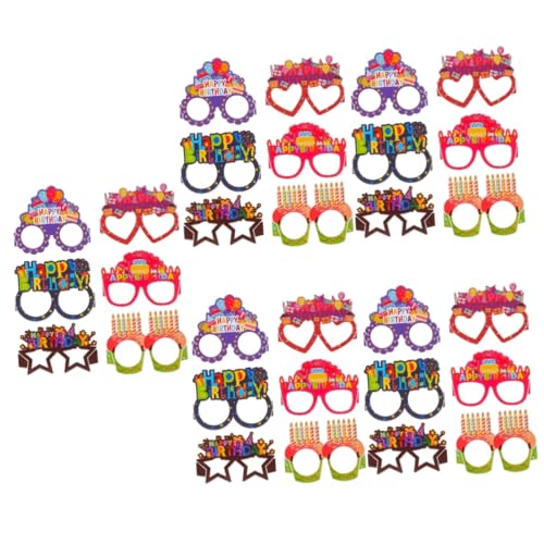 JECOMPRIS 5 Sätze Papierbrille Geburtstagsparty Geformt Stand Requisiten Brillen Festival Gläser 18 Stück * 5 JECOMPRIS 5 Sätze Papierbrille Geburtstagsparty Geformt Stand Requisiten Brillen Festival Gläser 18 Stück * 5 von JECOMPRIS