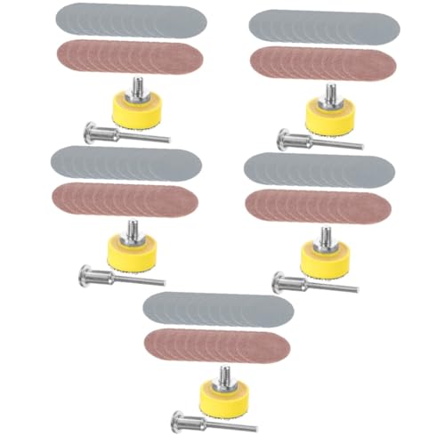 JECOMPRIS 5 Sets Poliertes Und Mattes Papierschleifpapier Für Schleifpapierpads Schleifpapiere Polierset Bohrerschleifwerkzeuge Radpolitur Bohrwerkzeuge Polierpads Schleifpapier von JECOMPRIS
