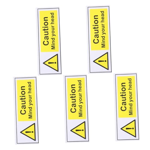 JECOMPRIS 5 Stück Achten Sie auf Ihr Kopf-Sicherheitsschild Bar- -Schild Straßenschild- wanddekor aufkleber Wandplakat Zeichen Kneipen-Wanddekoration Wandschild pp JECOMPRIS 5 Stück Achten Sie auf Ihr Kopf-Sicherheitsschild Bar- -Schild Straßenschild- wanddekor aufkleber Wandplakat Zeichen Kneipen-Wanddekoration Wandschild pp von JECOMPRIS