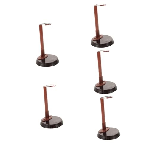 JECOMPRIS 5 Stück Puppenständer Puppen für Anzeige Puppenträger Stand Figurenständer Stützständer für Puppen Display-Ständer Holz Brown JECOMPRIS 5 Stück Puppenständer Puppen für Anzeige Puppenträger Stand Figurenständer Stützständer für Puppen Display-Ständer Holz Brown von JECOMPRIS