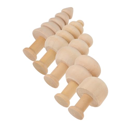 JECOMPRIS 5 Stück Unvollendete Holzpilze Halloween Steckpuppen Naturholzfiguren Körper Holzbäume Holzpilze Mini Holzpilze Holz Steckpuppen Puppenbaum Lotusbaum JECOMPRIS 5 Stück Unvollendete Holzpilze Halloween Steckpuppen Naturholzfiguren Körper Holzbäume Holzpilze Mini Holzpilze Holz Steckpuppen Puppenbaum Lotusbaum von JECOMPRIS