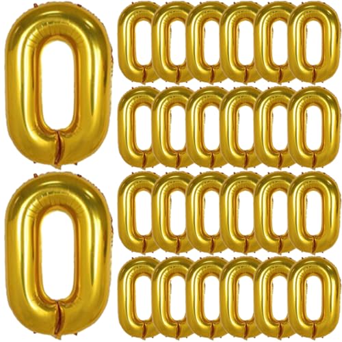 JECOMPRIS 50 Stück Foil Kettenballons Retro Jahre Partydekoration für Geburtstagsfeiern und Hochzeiten für Foto Backdrop und Kreative Dekoideen JECOMPRIS 50 Stück Foil Kettenballons Retro Jahre Partydekoration für Geburtstagsfeiern und Hochzeiten für Foto Backdrop und Kreative Dekoideen von JECOMPRIS