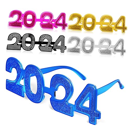 JECOMPRIS 5Stücke Neujahrsbrillen und Lustige Partybrillen für Silvesterfeiern Foto Requisiten und Veranstaltungen Langlebig und Bequem JECOMPRIS 5Stücke Neujahrsbrillen und Lustige Partybrillen für Silvesterfeiern Foto Requisiten und Veranstaltungen Langlebig und Bequem von JECOMPRIS