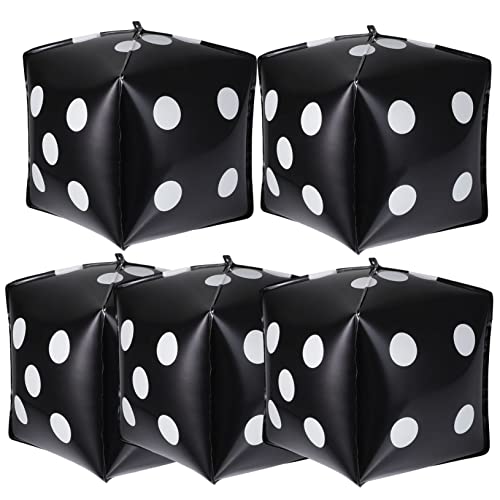 JECOMPRIS 5Stücke Würfelballons aus Aluminiumfolie Thema Party Dekoration für Geburtstagsfeiern und Spielevents Langlebig und Leicht zu Handhaben JECOMPRIS 5Stücke Würfelballons aus Aluminiumfolie Thema Party Dekoration für Geburtstagsfeiern und Spielevents Langlebig und Leicht zu Handhaben von JECOMPRIS