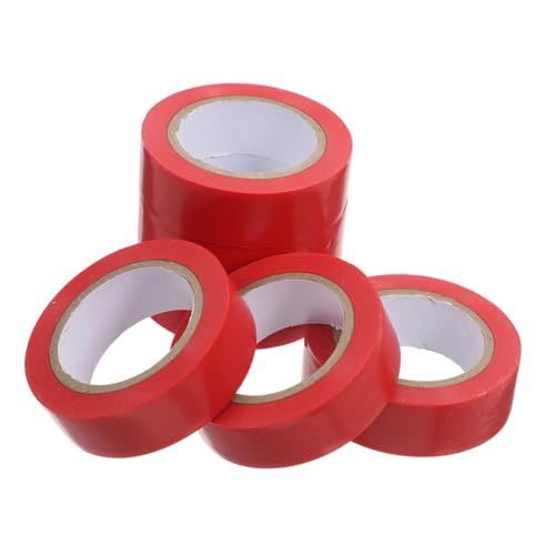 JECOMPRIS 6 Rollen Isolierband Band Elektrisch Markierungsband Elektrisches Band Elektrobänder Für Den Innenbereich Auto Klebeband Schutzband Elektrische Bänder Isolierband Breit Pvc Rot JECOMPRIS 6 Rollen Isolierband Band Elektrisch Markierungsband Elektrisches Band Elektrobänder Für Den Innenbereich Auto Klebeband Schutzband Elektrische Bänder Isolierband Breit Pvc Rot von JECOMPRIS