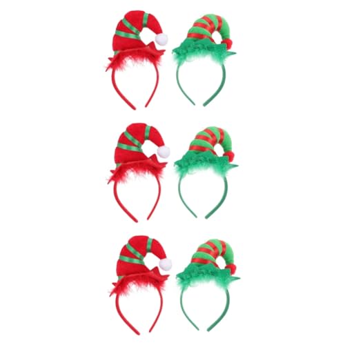 JECOMPRIS 6 Stck. Weihnachts Haarreifen mit Festtags für Partys Lustige Kopfbedeckung mit Glocken und Federn Accessoires für Weihnachtsfeier Zufällige Farbe JECOMPRIS 6 Stck. Weihnachts Haarreifen mit Festtags für Partys Lustige Kopfbedeckung mit Glocken und Federn Accessoires für Weihnachtsfeier Zufällige Farbe von JECOMPRIS