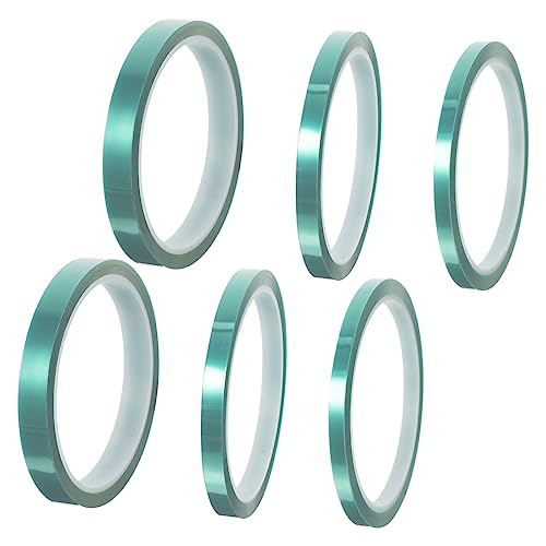 JECOMPRIS 6 Stück hitzebeständiges Klebeband Streifen sprühen klebrig Klebstoff Wickelband Wärmeleitband selber machen hitzebeständiges Multifunktionsband das Haustier Green JECOMPRIS 6 Stück hitzebeständiges Klebeband Streifen sprühen klebrig Klebstoff Wickelband Wärmeleitband selber machen hitzebeständiges Multifunktionsband das Haustier Green von JECOMPRIS