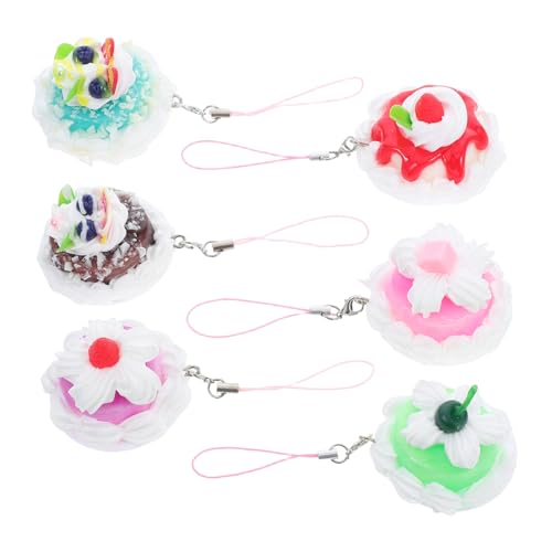 JECOMPRIS 6 Stück kleiner Kuchenanhänger dekorative Cupcake-Modelle gefälschter Simulationskuchen Fotografie Requisiten Kuchen Cupcake-Requisiten künstlicher Kuchen Kuchenimitat PVC JECOMPRIS 6 Stück kleiner Kuchenanhänger dekorative Cupcake-Modelle gefälschter Simulationskuchen Fotografie Requisiten Kuchen Cupcake-Requisiten künstlicher Kuchen Kuchenimitat PVC von JECOMPRIS