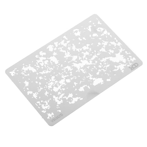 JECOMPRIS Abdeckplatte für Sprühfarbe tragbare Malschablonen DIY-Versorgung Metall-Malvorlagen Zeichenutensilien Schablonen sprühen Hohlauslagen Malform Kupfer Silver JECOMPRIS Abdeckplatte für Sprühfarbe tragbare Malschablonen DIY-Versorgung Metall-Malvorlagen Zeichenutensilien Schablonen sprühen Hohlauslagen Malform Kupfer Silver von JECOMPRIS