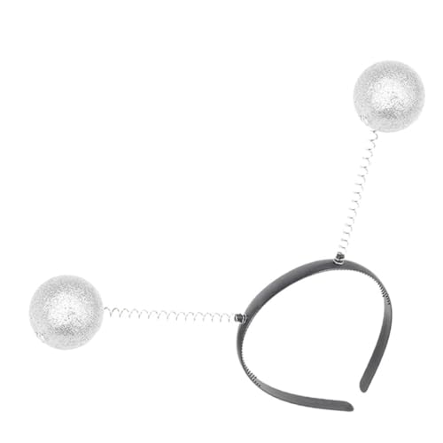 JECOMPRIS Alien Haarreif mit Glitzer Kugeln Cosplay Kopfbedeckung für Alien Zubehör für Karneval und Mottopartys Leicht und Langlebig Perfektes für Damen von JECOMPRIS