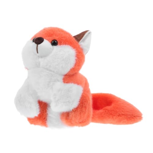 JECOMPRIS Fuchs Plüschtier Armband Kuscheliges Slap Bracelet für Weiches Material Einfach Auszuziehen Sicheres Design für Spiel und Spaß für Junge Mädchen von JECOMPRIS