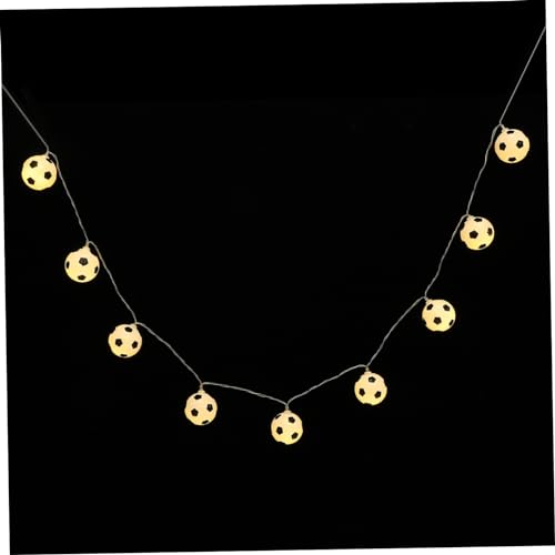 JECOMPRIS Fußball LED Lichterkette mit USB Lange Fußball Lampe Dekorative Lichter für Zuhause und Partys für Fußballfans und Besondere Anlässe JECOMPRIS Fußball LED Lichterkette mit USB Lange Fußball Lampe Dekorative Lichter für Zuhause und Partys für Fußballfans und Besondere Anlässe von JECOMPRIS