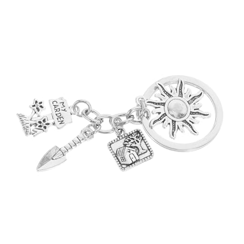 JECOMPRIS Gärtnergeschenkschlüsselkette Schlüssel Charme Anhänger Für Tasche Handtaschenanhänger Tasche Schlüsselanhänger Handtaschen-anhänger-charms Rucksackzauber Zinklegierung Silver von JECOMPRIS