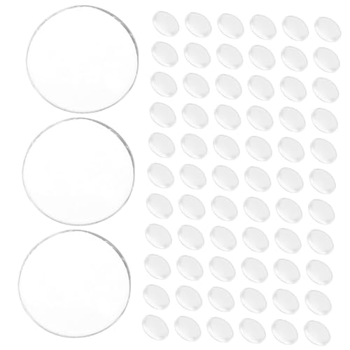 JECOMPRIS Glasfleckschmuck Herstellung Aufkleber Runden Basteln Für Cabochons Wohnung Handwerk Kugelförmig Kühlschrank Flache Runde Glasperlen Transparent Plastik JECOMPRIS Glasfleckschmuck Herstellung Aufkleber Runden Basteln Für Cabochons Wohnung Handwerk Kugelförmig Kühlschrank Flache Runde Glasperlen Transparent Plastik von JECOMPRIS