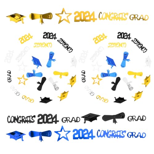JECOMPRIS Graduation Confetti Bunte Tischdeko für Abschlussfeier Farbenfrohe Konfetti für Tischdekoration Einladungen und Bastelprojekte JECOMPRIS Graduation Confetti Bunte Tischdeko für Abschlussfeier Farbenfrohe Konfetti für Tischdekoration Einladungen und Bastelprojekte von JECOMPRIS