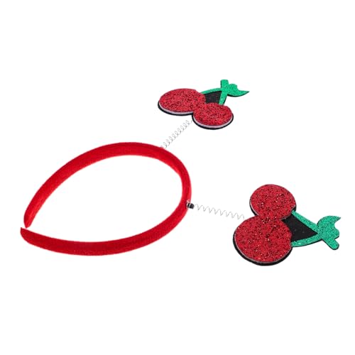 JECOMPRIS Haarreif mit Niedlichem Kirschfrucht Design Bequemes Stirnband für Mädchen Haarschmuck für Geburtstagsfeiern Dschungel und Themenpartys Vielseitiges Party Accessoire JECOMPRIS Haarreif mit Niedlichem Kirschfrucht Design Bequemes Stirnband für Mädchen Haarschmuck für Geburtstagsfeiern Dschungel und Themenpartys Vielseitiges Party Accessoire von JECOMPRIS