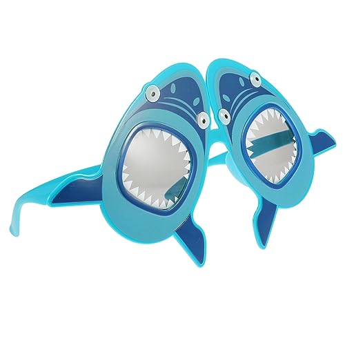 JECOMPRIS Hawaiianische Party Sonnenbrille mit Design Lustige Sommerbrille für Strandpartys Geburtstagsfeiern und Kreative Foto Requisiten von JECOMPRIS
