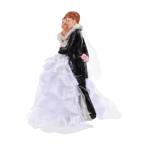 JECOMPRIS Hochzeitskuchenfigur Brautpaar Design Kleine Tortenstecker Dekoration Vielseitig für Party Tisch Kuchenaufsatz Ornament JECOMPRIS Hochzeitskuchenfigur Brautpaar Design Kleine Tortenstecker Dekoration Vielseitig für Party Tisch Kuchenaufsatz Ornament von JECOMPRIS